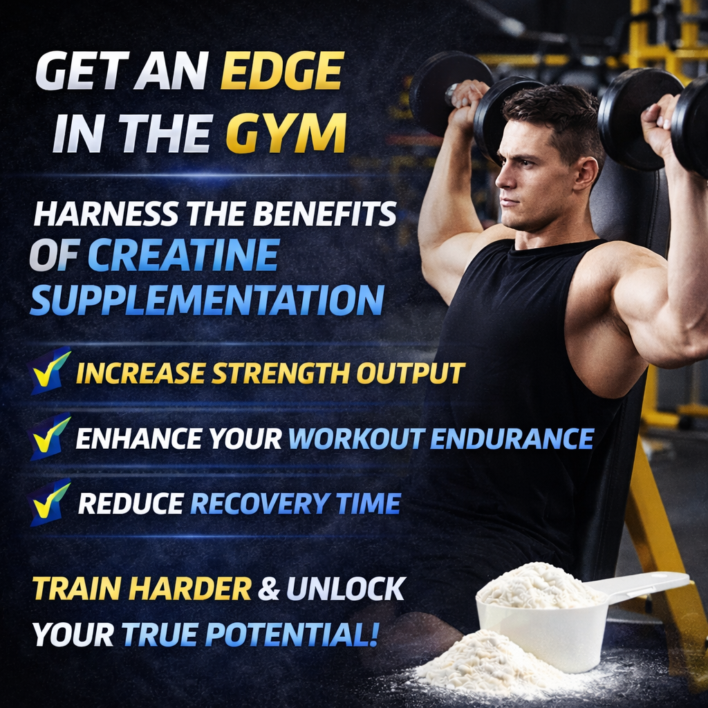 Creatine Monohydrate Powder 500g | 200 Mesh Micronised | 100 Servings | 5g Per Serving | Unflavoured