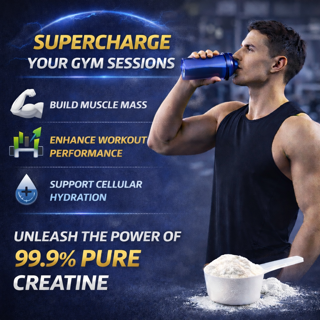 Creatine Monohydrate Powder 500g | 200 Mesh Micronised | 100 Servings | 5g Per Serving | Unflavoured